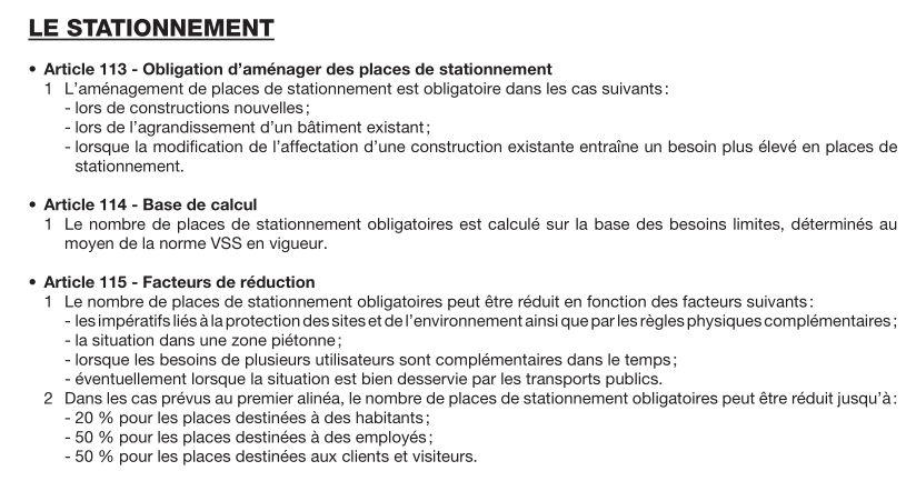 Page 24 du Règlement du plan général d'affectation d'Yverdon (RPGA)