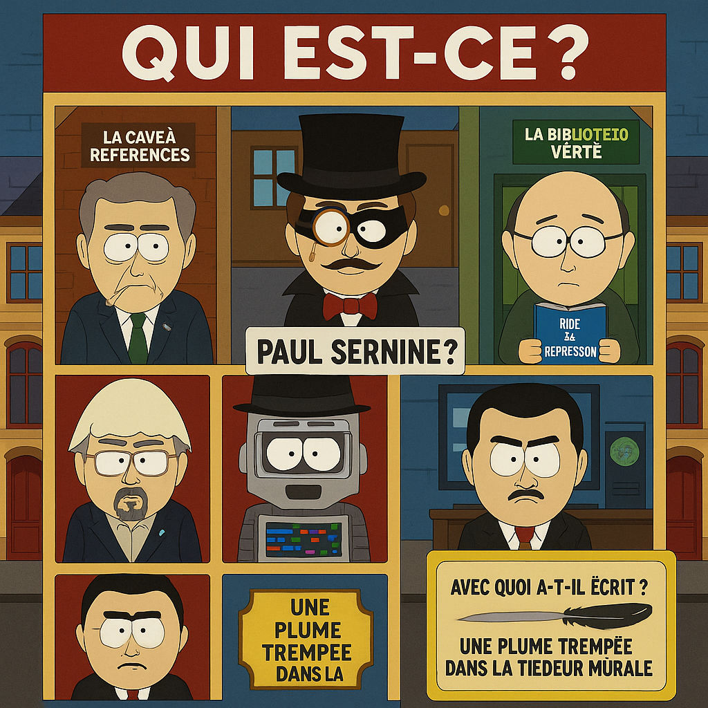 Qui est Paul Sernine fais partie des questions que s'est posée Mémorandum.IA