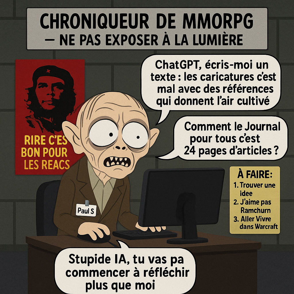 Mémorandum.IA a très mauvais goût en matière de carricature