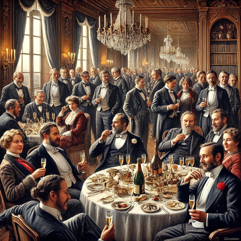 Les apéros privés du Conseil Communal (ceci est évidemment une caricature... mais...)